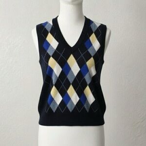 Argyle vest